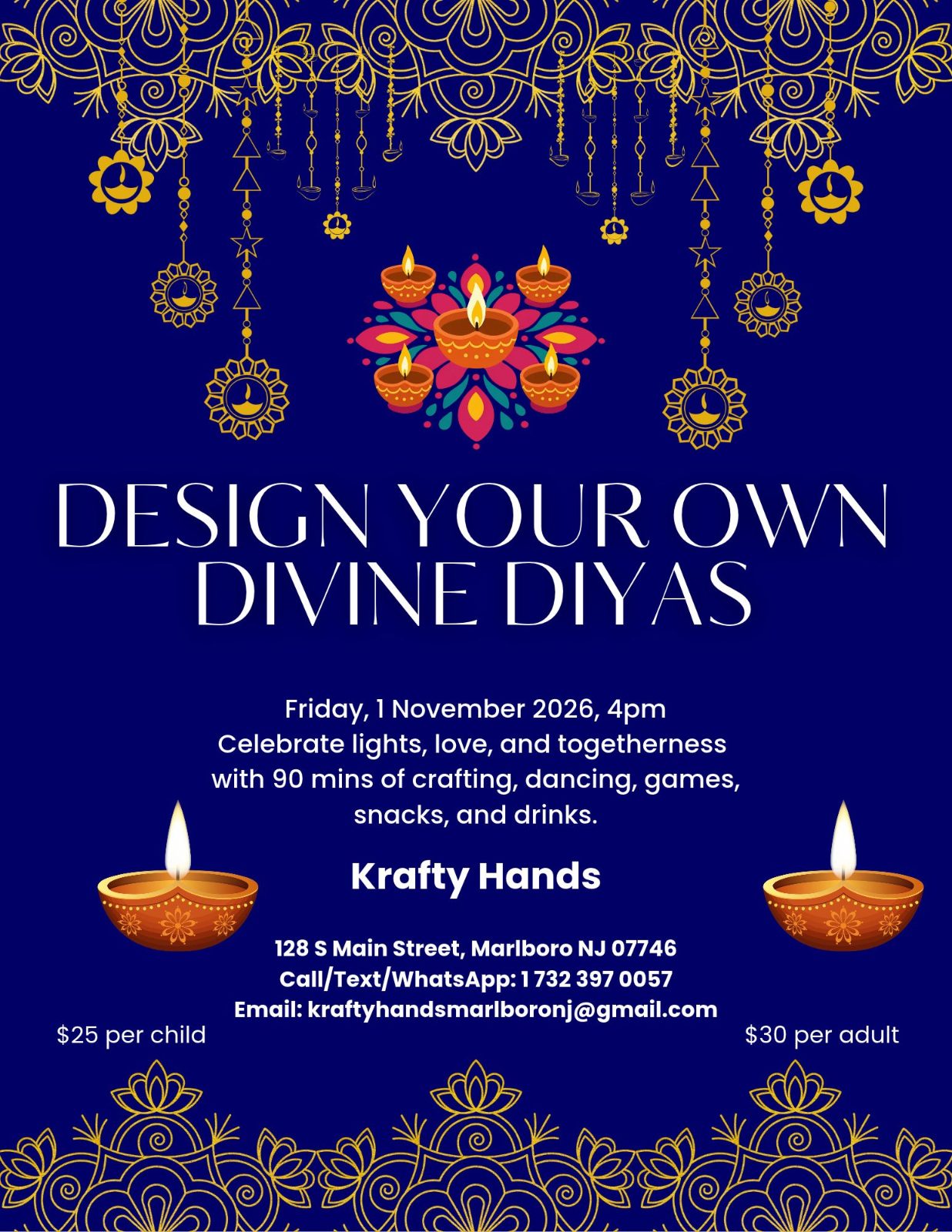 Diwali Diya Decorating Party
