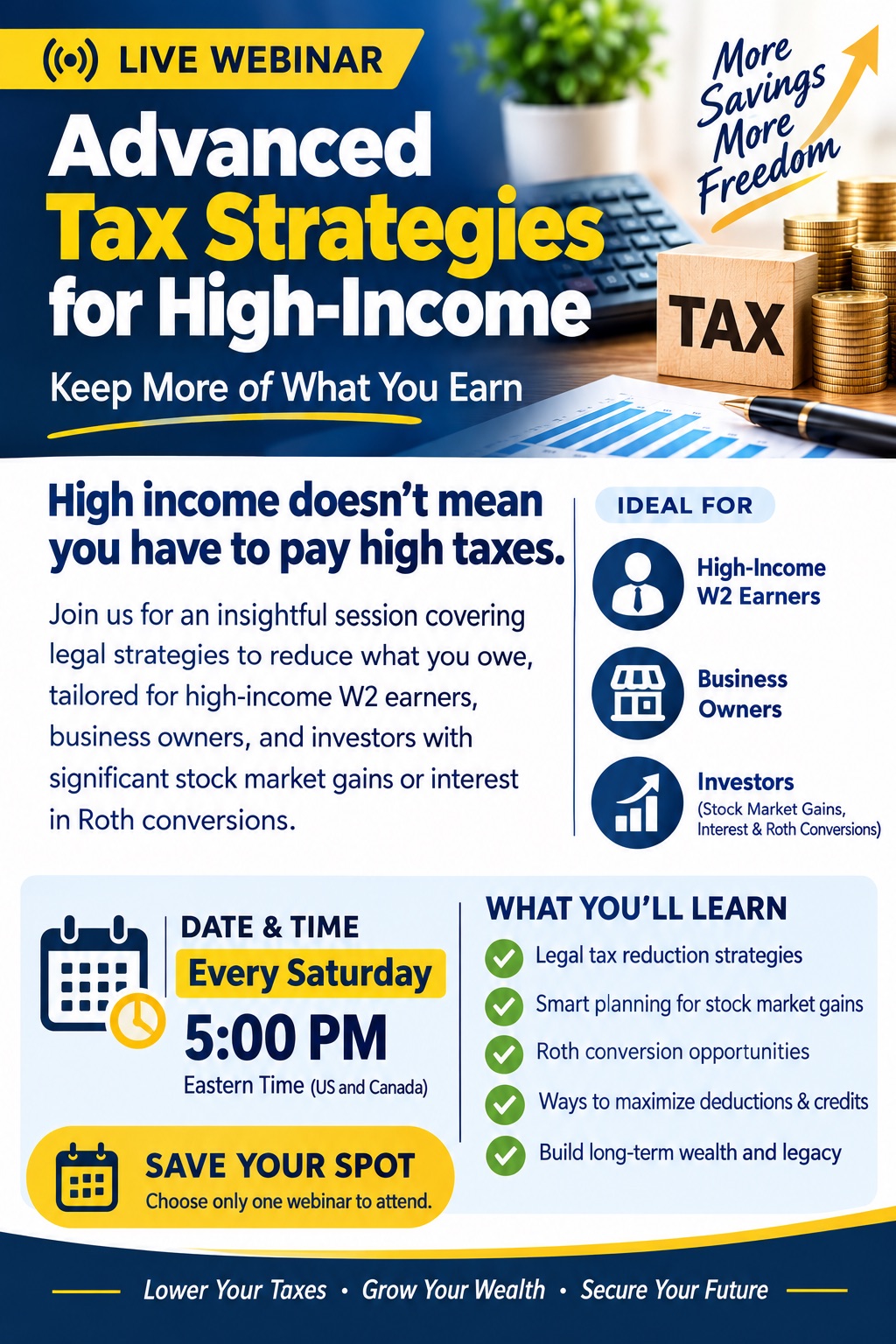 Advanced Tax Strategies for High-Income